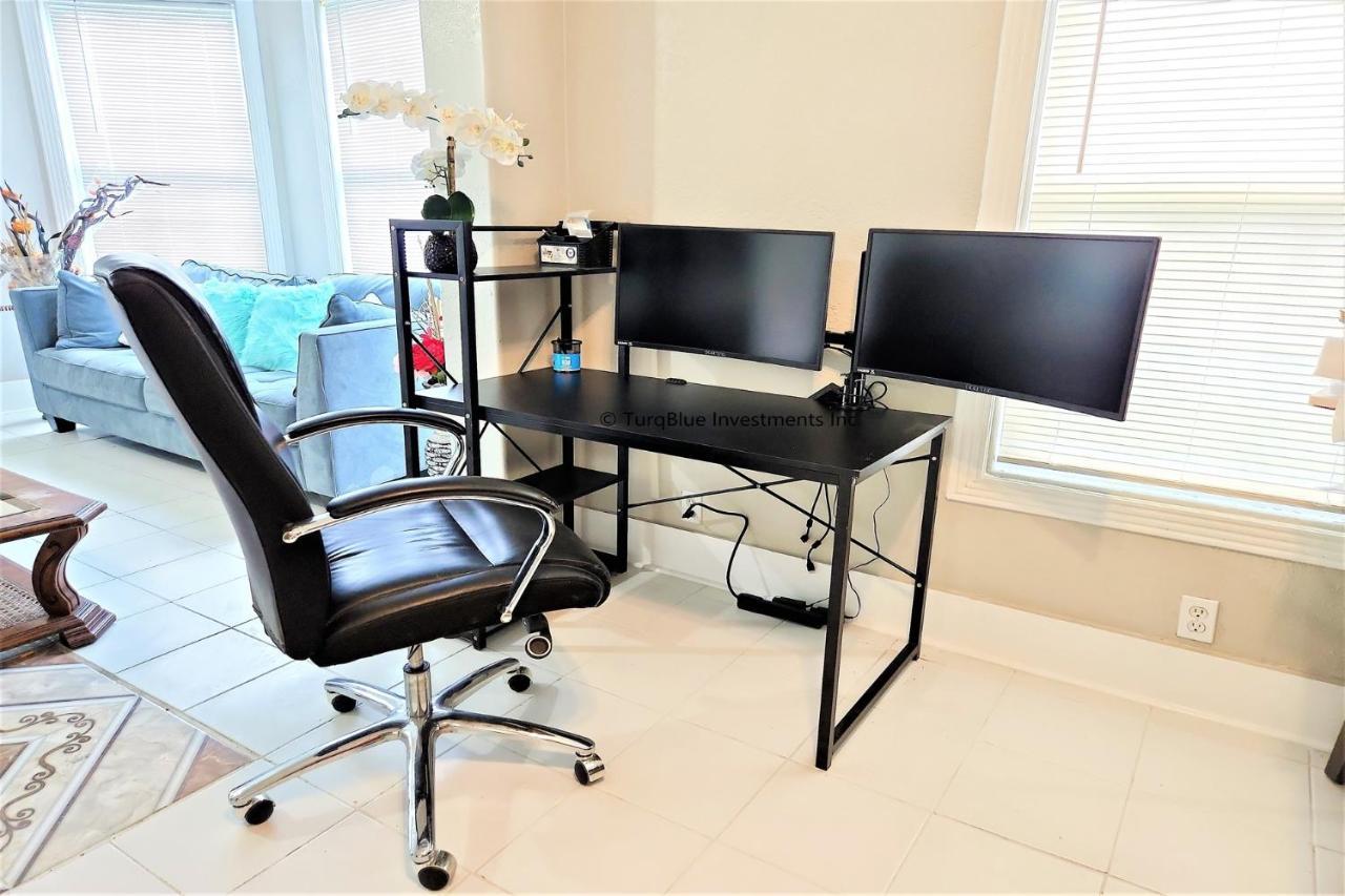 Casaazul-2605A-Couples Retreat By Beach & Pleasure Pier 1 Block Away- 2Bed 2Bath- 7 Minutes To Cruise Terminal Galveston Kültér fotó