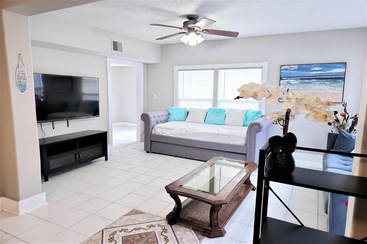 Casaazul-2605A-Couples Retreat By Beach & Pleasure Pier 1 Block Away- 2Bed 2Bath- 7 Minutes To Cruise Terminal Galveston Kültér fotó